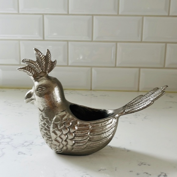 Small pewter rooster decor - Picture 6 of 11